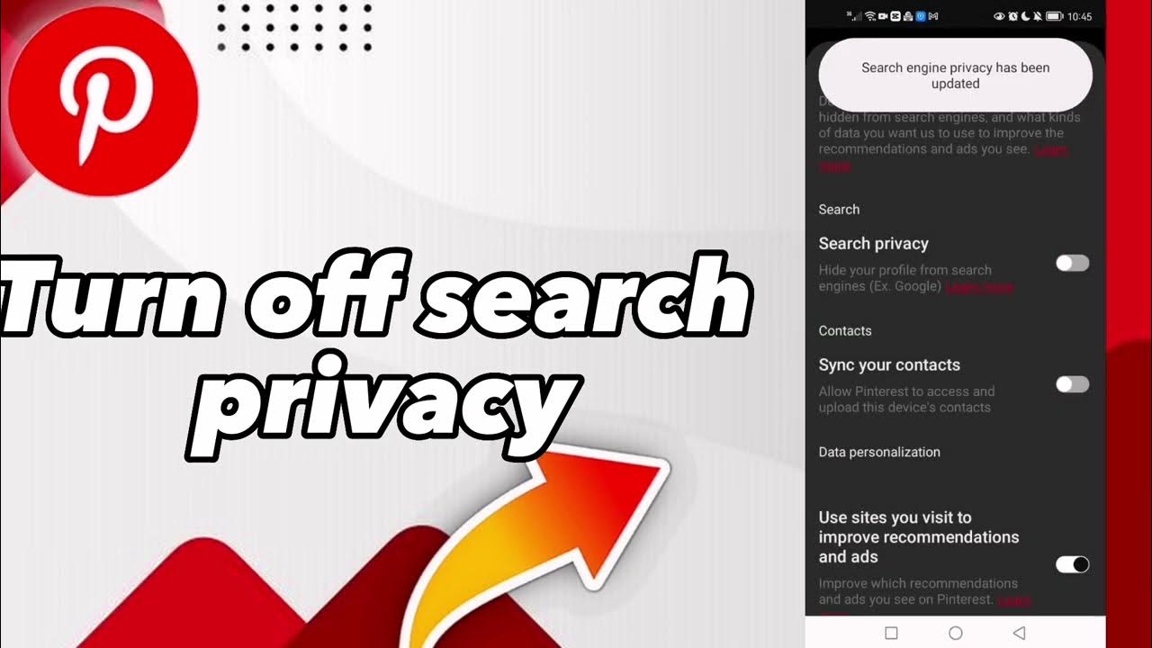 Understanding Pinterest Search and User Privacy