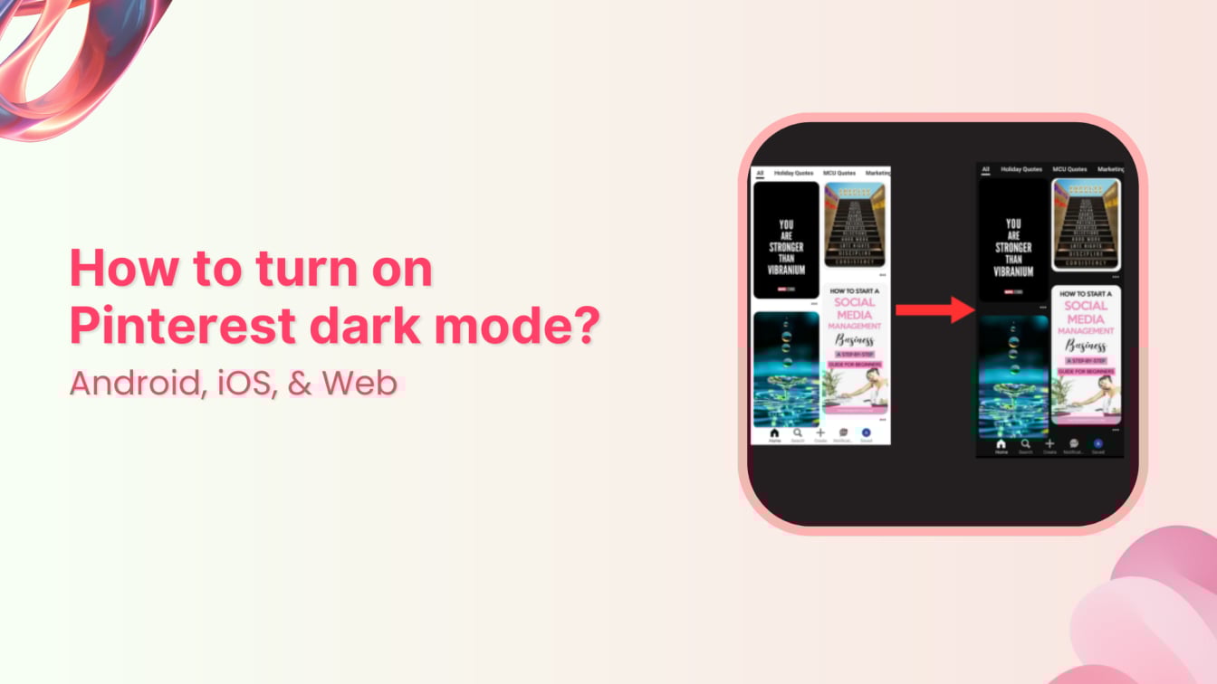 How to Turn On Pinterest Dark Mode on Mobile (iOS & Android)