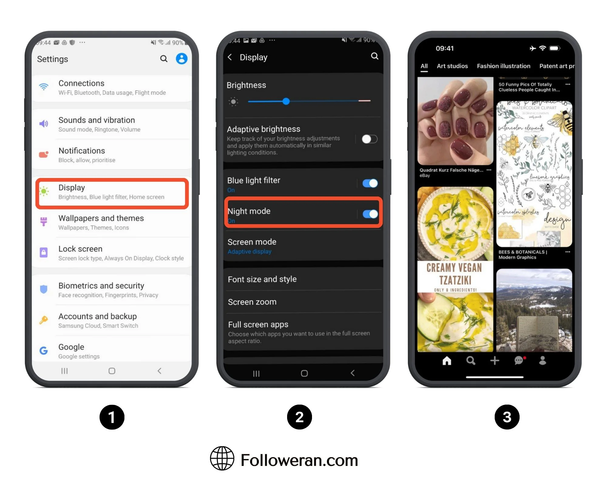 StepbyStep Instructions: Turning on Dark Mode on Pinterest on iOS