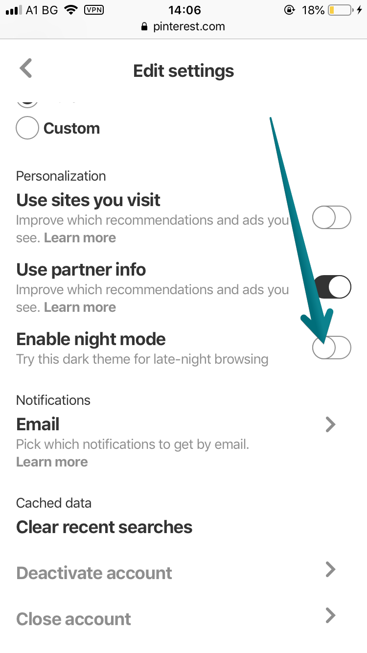 StepbyStep Instructions: Enabling Dark Mode on Pinterest on Android