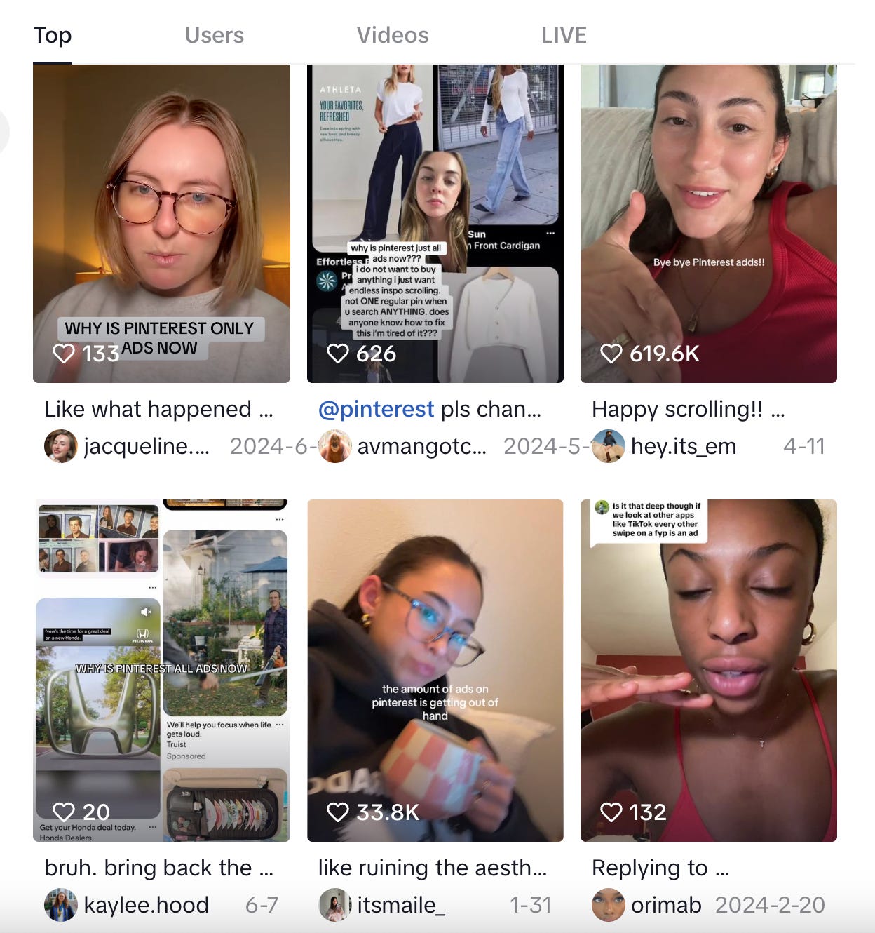 Impact on User Experience: Is Pinterest Becoming Unusable Due to Ad Clutter?